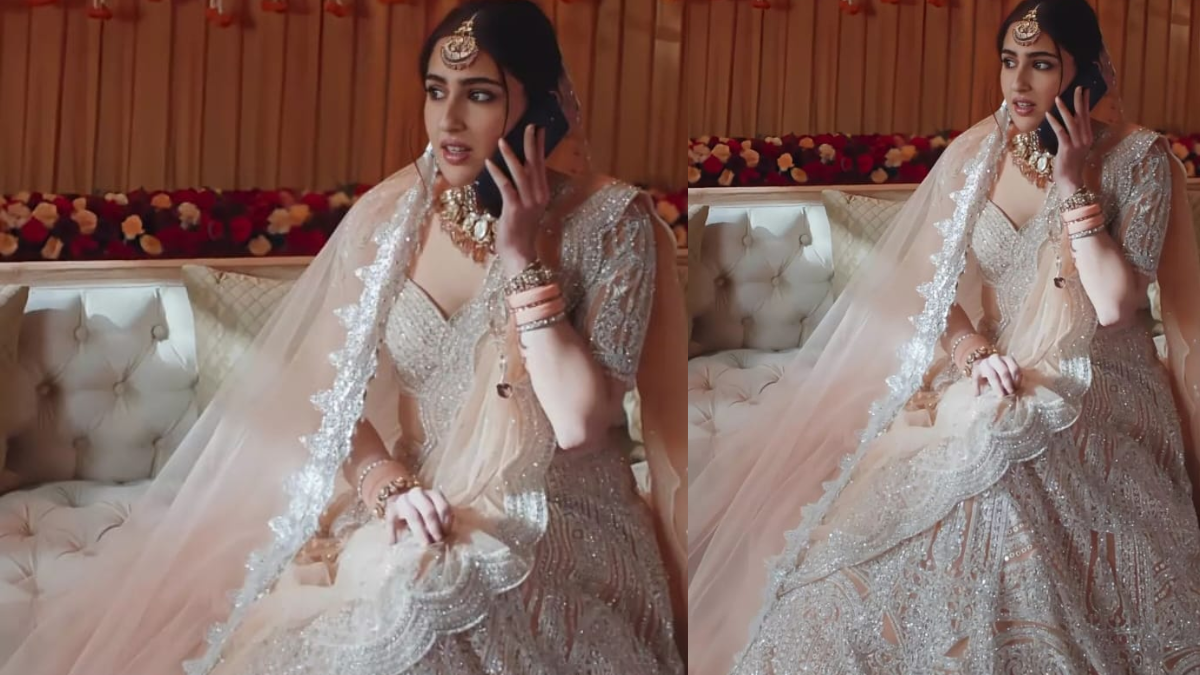 If you want a glamorous look like Sara Ali Khan on Karva Chauth 2024