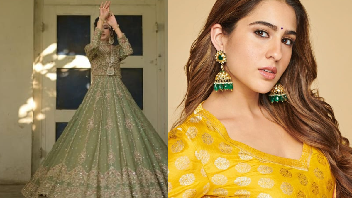 If you want a glamorous look like Sara Ali Khan on Karva Chauth 2024