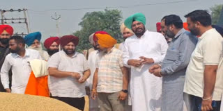 Minister Kuldeep Dhaliwal Takes Stock Of Paddy Procurement In Amritsar