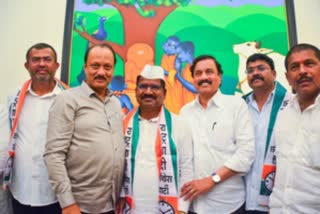 MLA Hiraman Khoskar joins Ajit Pawar NCP