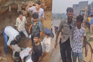 laborer-trapped-gas-pipeline-pit-people-saved-life-bokaro