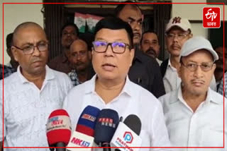 Debabrata Saikia reacts on changes of APCC president in Amguri