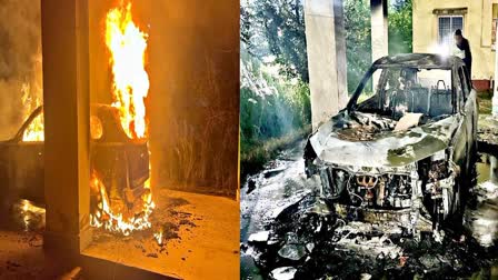 Denied Leave, Angry Staff Sets CO's Car On Fire In Nalanda, Arrested