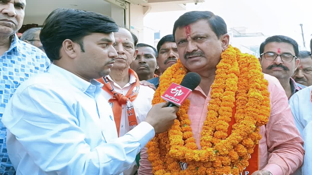 ETV Bharat INTERVIEW Satna BJP MP Ganesh Singh