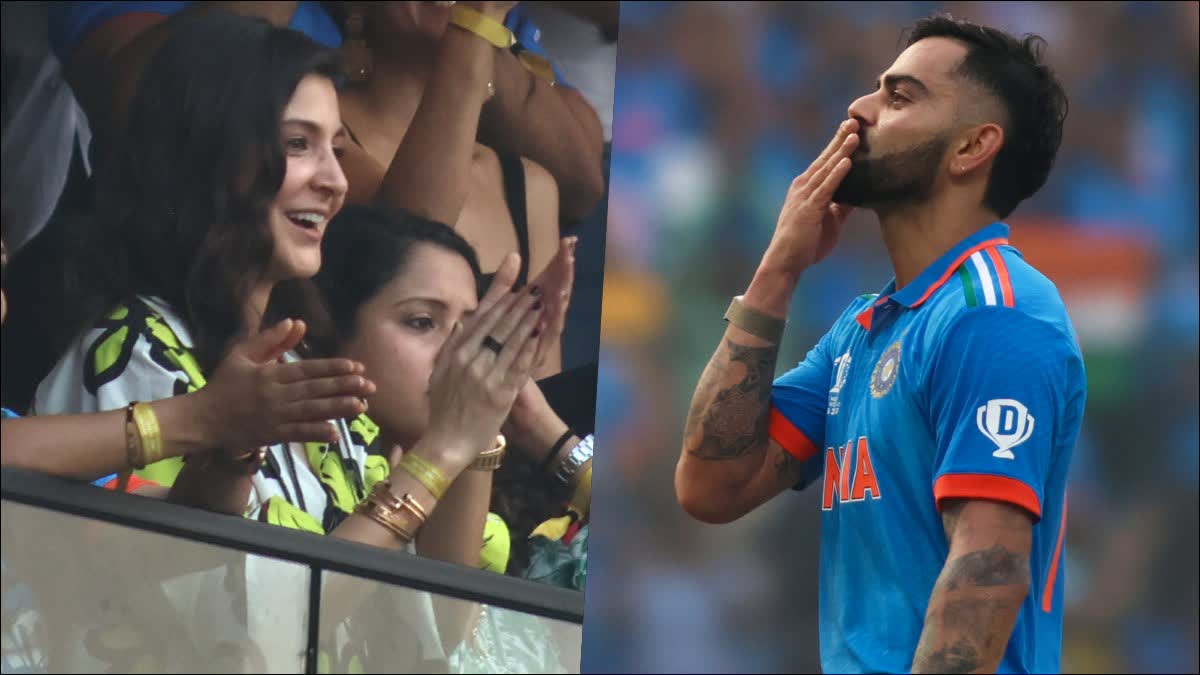 anushka virat flying kiss