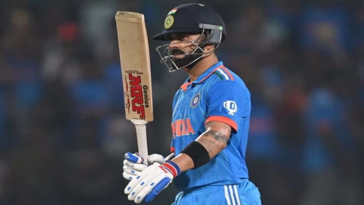 CRICKET WORLD CUP 2023 VIRAT KOHLI MADE TWO NEW RECORDS AGAINST NEW ZEALAND MATCH