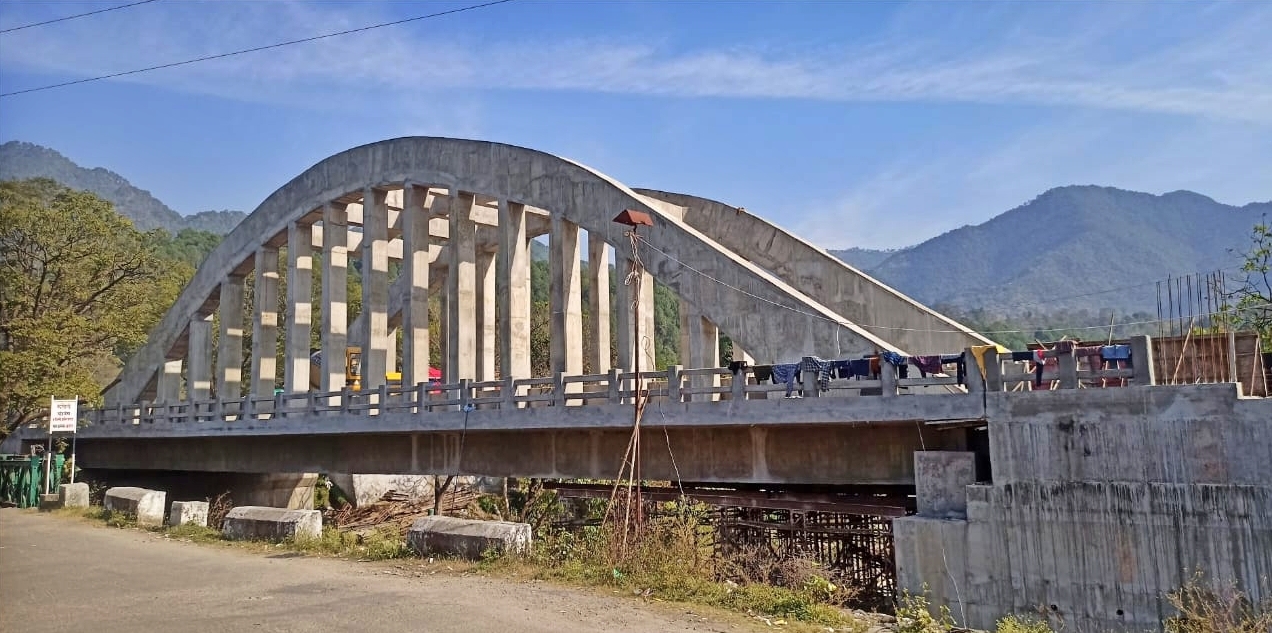 Span Bowstring Arch Bridge in Mandi