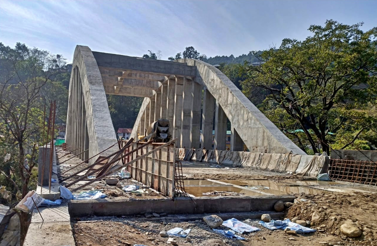 Span Bowstring Arch Bridge in Mandi