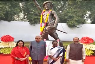 Tribute to freedom fighter Birsa Munda