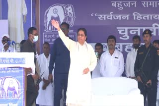 Mayawati meeting in Bhind