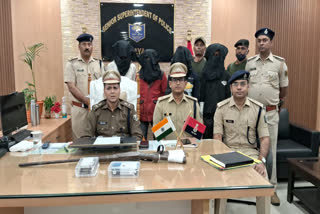 Five robbers arrested in Gaya