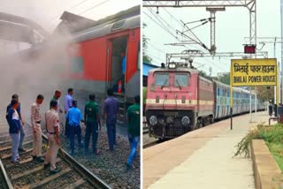 bhilai-train-accident-fire-broke-out-in-puri-ahemdabad-express-in-bhilai-power-house-railway-station-chhattisgarh