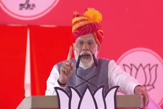RAJASTHAN ASSEMBLY ELECTION 2023 PM NARENDRA MODI TARGETS GEHLOT GOVERNMENT OVER VARIOUS ISSUES IN BARMER