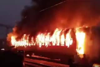 Train Fire