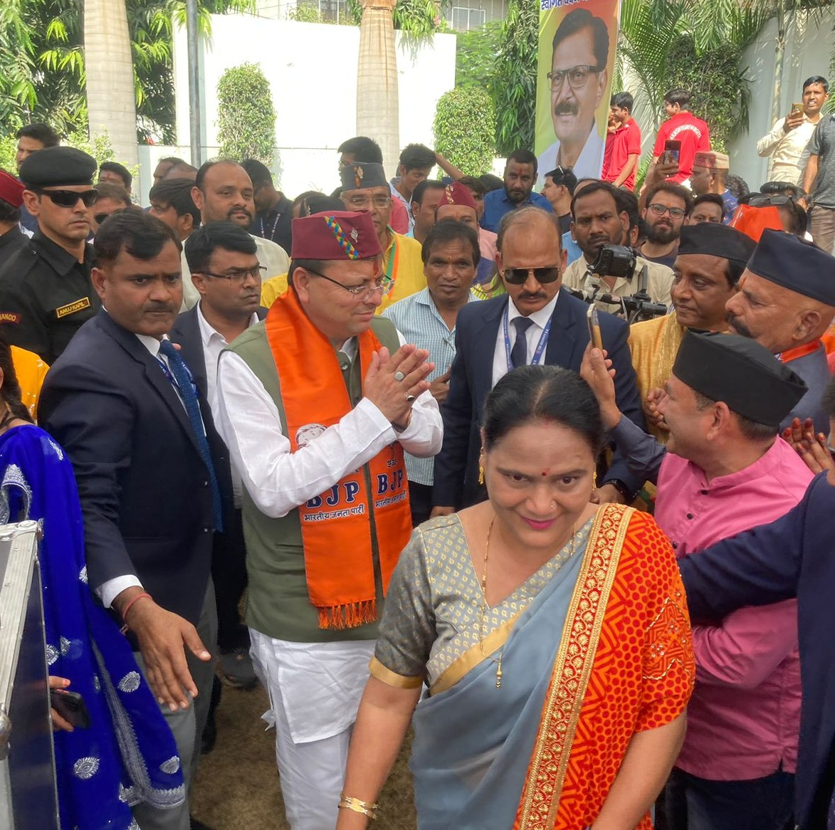 CM Pushkar Dhami Election Campaigning in MP