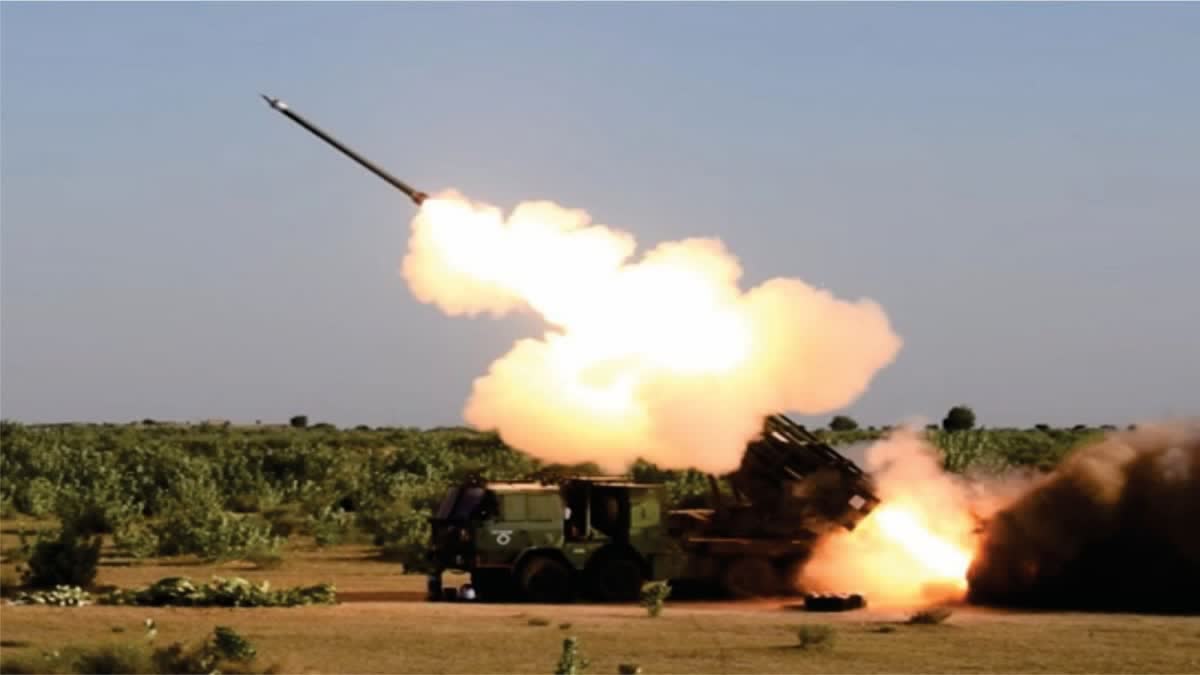 FLIGHT TEST OF PINAKA WEAPON SYSTEM  DRDO COMPLETES FLIGHT TEST  GUIDED PINAKA WEAPON SYSTEM