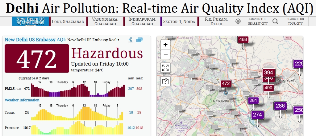 Delhi AQI