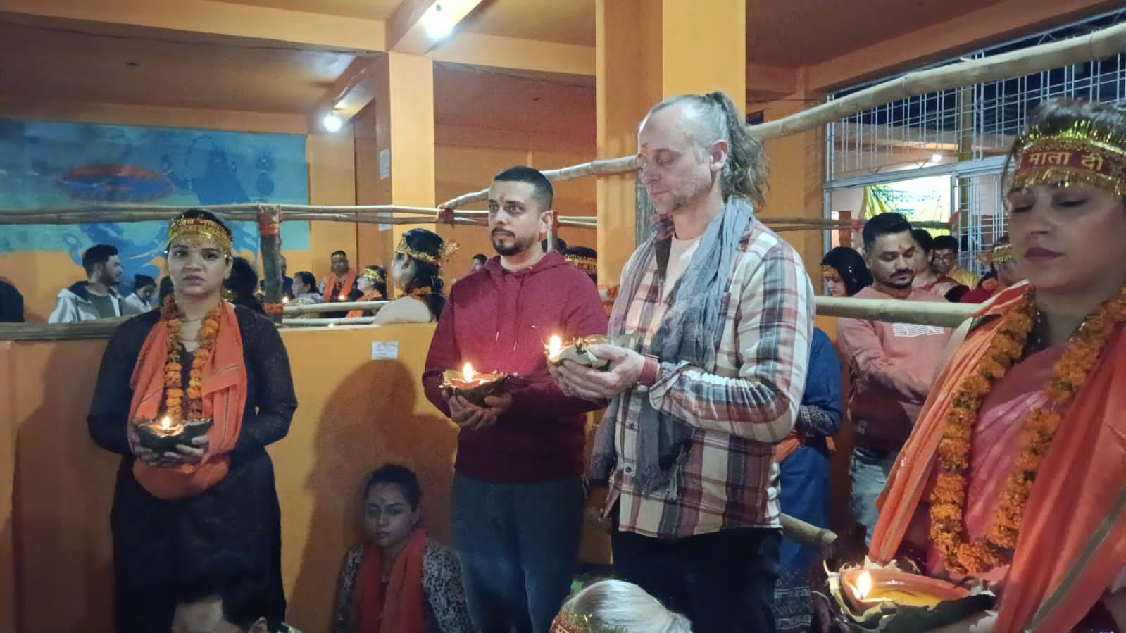 Khada Diya Ritual in Kamleshwar Mahadev Temple