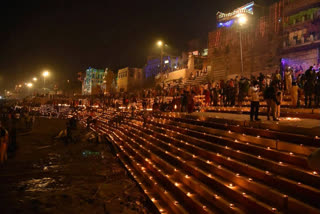 Varanasi Dev Deepawali featuring 17 lakh diyas in 84 ghats