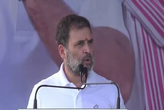 Rahul Gandhi Election rally