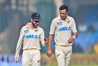 Kane Williamson and Tim Southee