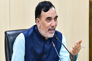 File photo of  Delhi Environment Minister Gopal Rai