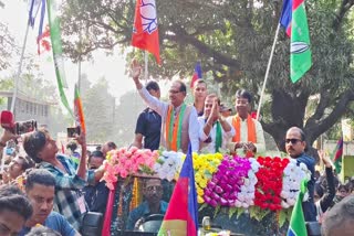 Union Minister Shivraj Singh Chauhan road show in Pakur regarding Jharkhand assembly elections 2024