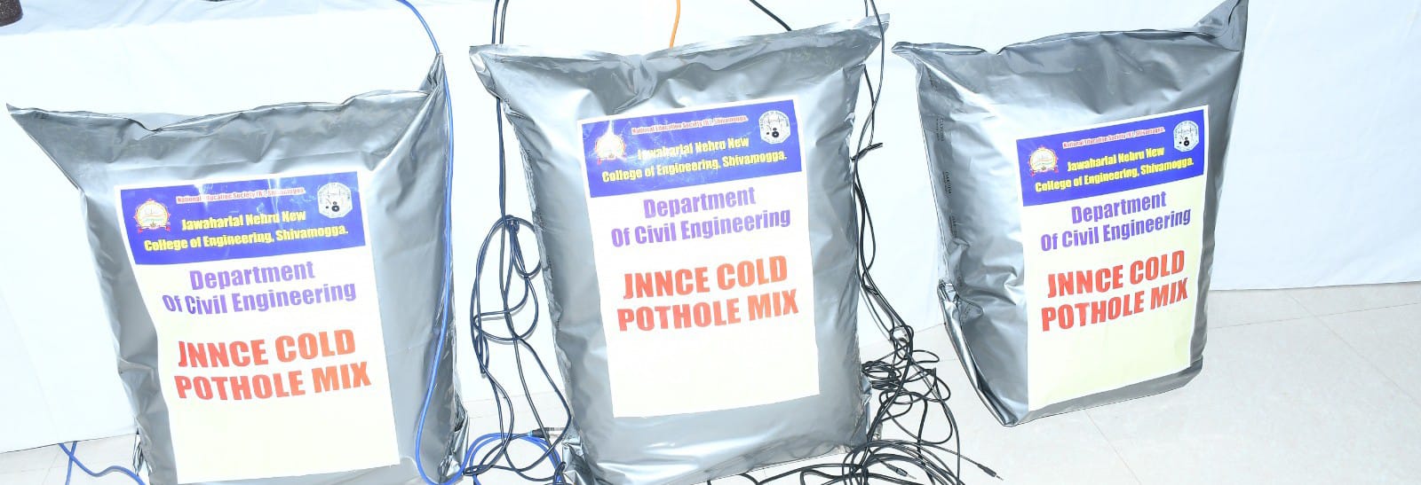 Invention Of Cold Pothole Mix By Students Of Civil Department Of Engineering College