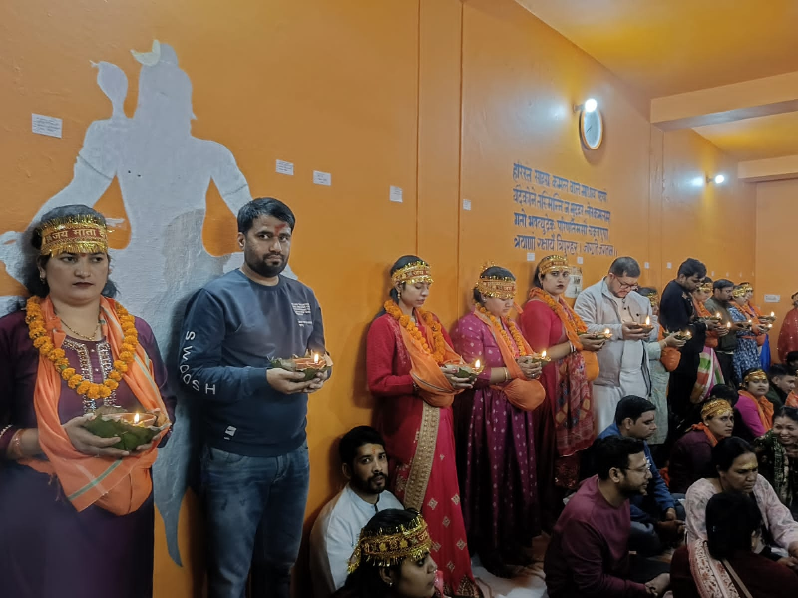 Khada Diya Ritual in Kamleshwar Mahadev Temple