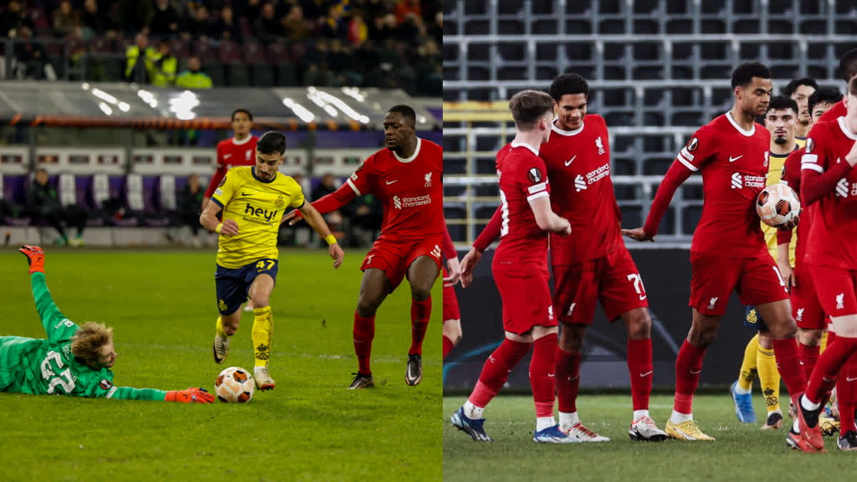 UEFA EUROPA League  Union Saint Gilloise vs Liverpool  Liverpool Match Result  UEL Liverpool  Jarell Amorin Quansah  Mohammed Amoura Cameron Puertas  യുവേഫ യൂറോപ്പ ലീഗ്  ലിവര്‍പൂള്‍  യൂണിയന്‍ സെയ്‌ന്‍റ് ഗില്ലോയ്‌സ്  ലിവര്‍പൂള്‍ യൂറോപ്പ ലീഗ്