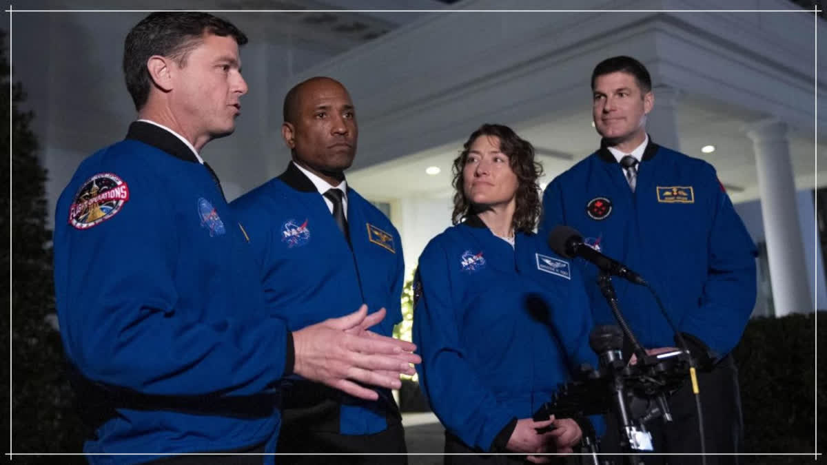 Joe Biden hosted NASA astronauts