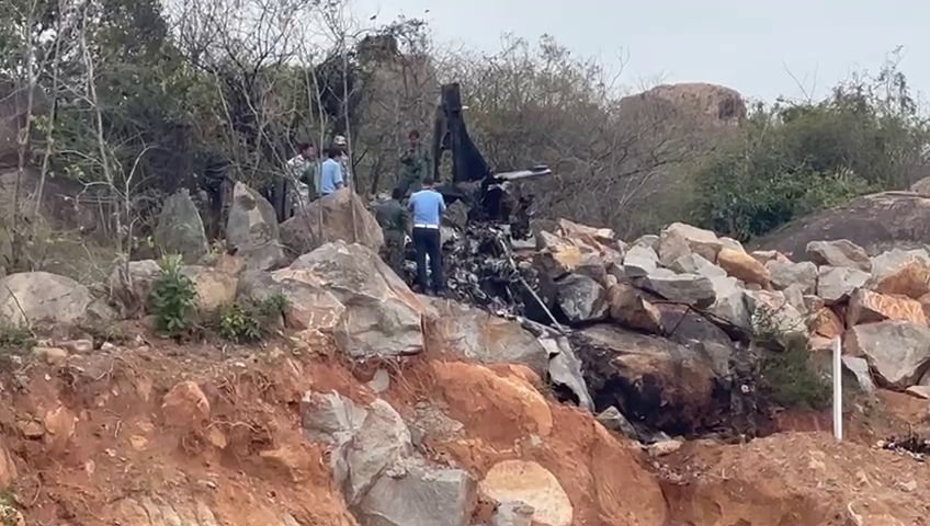 IAF Plane Crashes in Toopran