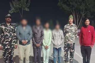 four human traffickers arrested by SSB at Indo-Nepal border in Bihar's Sitamarhi