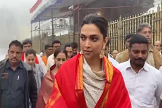 Deepika Padukone at Tirumala Temple