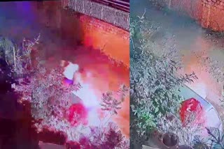 Miscreants set car on fire in Jodhpur