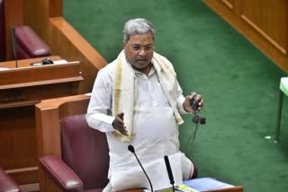 CM Siddaramaiah spoke in the assembly.