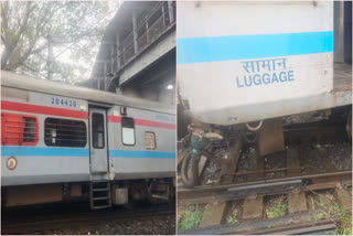 train from basin bridge railway workshop to chennai central station derailed