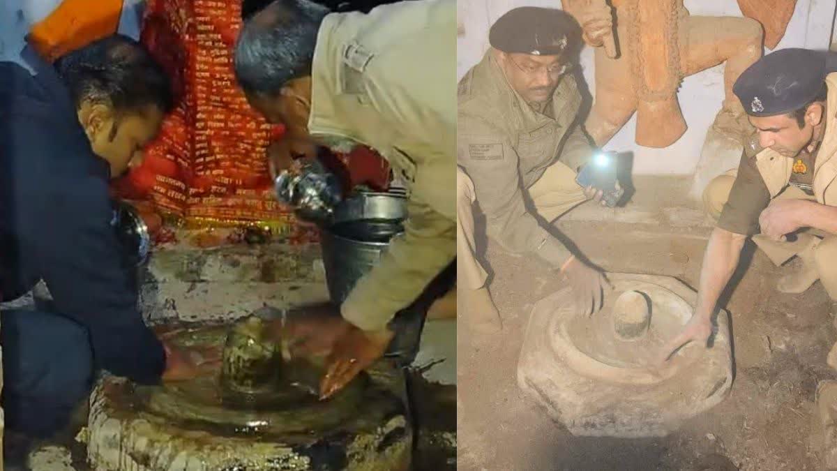 मंदिर में पूजा अर्चना