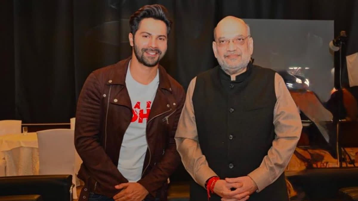 Varun Dhawan Meets Union Home Minister Amit Shah