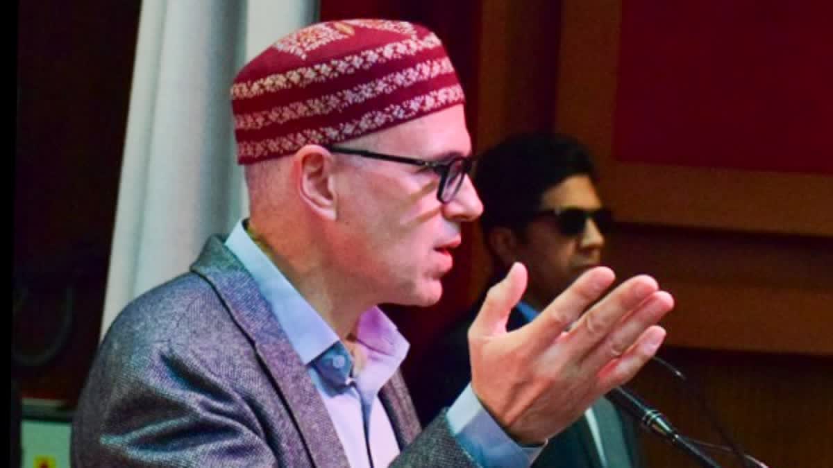 CONGRESS EVM ALLEGATIONS  OMAR ABDULLAH NATIONAL CONFERENCE  ഒമർ അബ്‌ദുള്ള കശ്‌മീര്‍  ഇവിഎം മെഷീന്‍ ബിജെപി