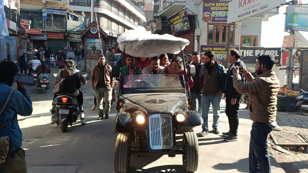 GOLF CART TRIAL IN MUSSOORIE