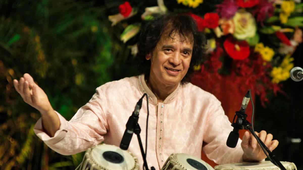 ZAKIR HUSSAIN PASSED AWAY  TABLA MAESTRO ZAKIR HUSSAIN  സാക്കിർ ഹുസൈന്‍ അന്തരിച്ചു  തബല വിദ്വാൻ സാക്കിർ ഹുസൈന്‍