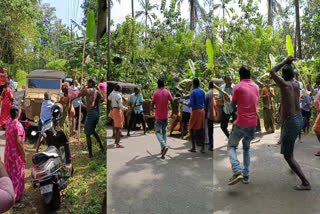 ROAD ISSUE KASARAGOD  KASARAGOD LOCALS CLASH  വഴി തര്‍ക്കം  കാസര്‍കോട് സംഘര്‍ഷം