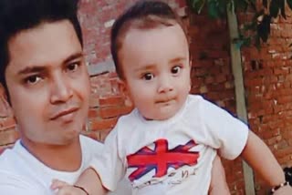 Siraj Ali with his younger son Ehsan