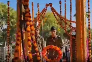 Tribute to martyr soldiers