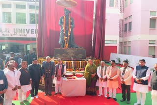 JAGDEEP DHANKHAR UNVEILING JIWAJI RAO SCINDIA STATUE