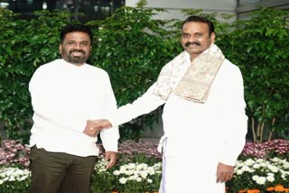 Sri Lankan President Dissanayake was welcomed by Union Minister L Murugan.