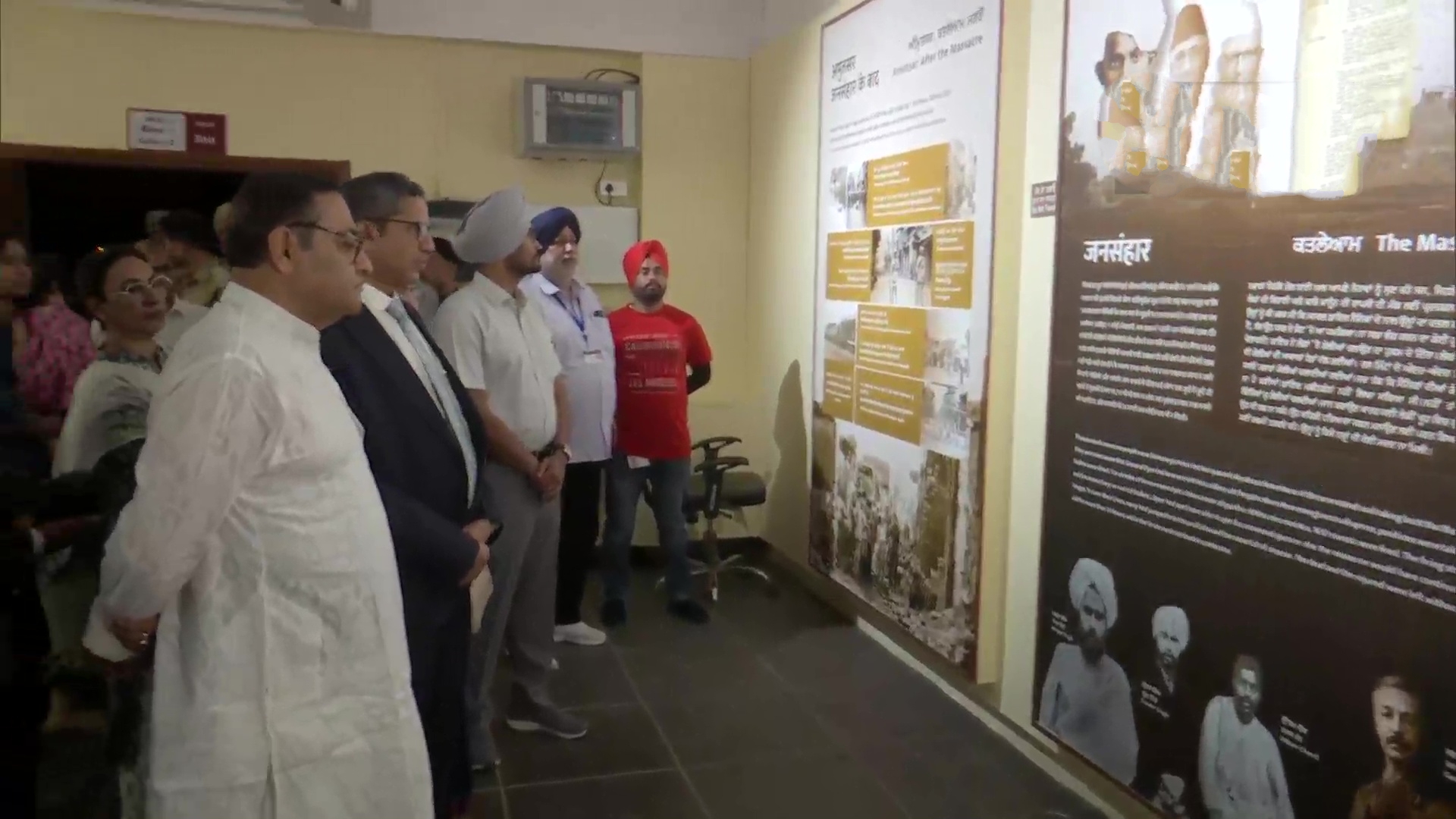 Chief Justice of India NV Ramana visited Jallianwala Bagh, in Amritsar