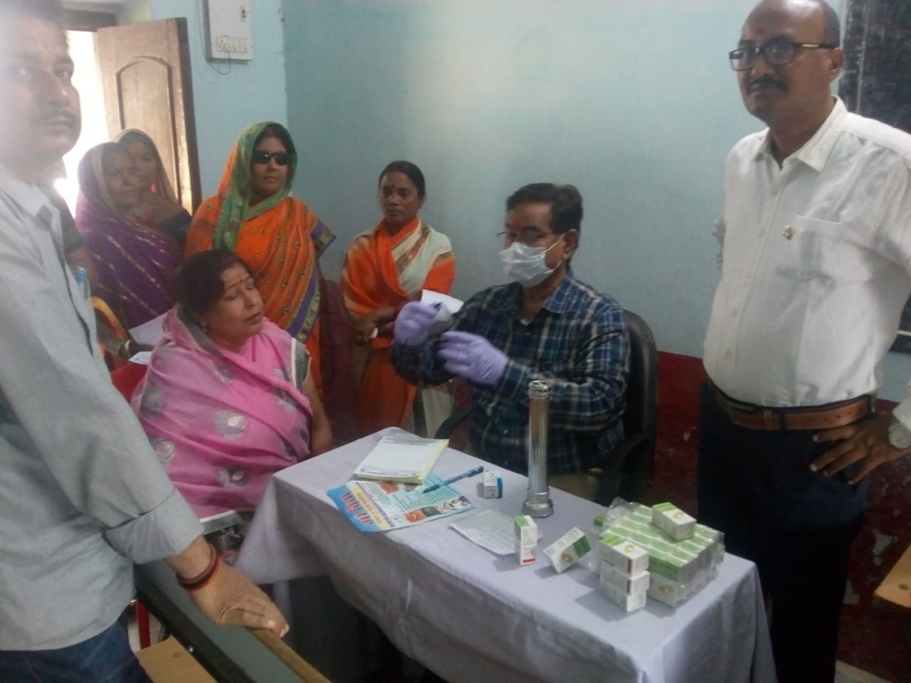 Health camp organized in Bettiah