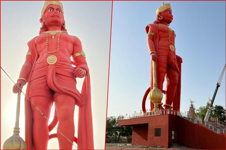 મોરબીમાં PM મોદીએ હનુમાનજીની 108 ફૂટ ઊંચી પ્રતિમાનું કર્યું અનાવરણ
